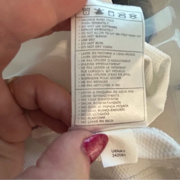 Nike golf sphere dry white blue yellow performance tank top Size L - Picture 5 of 8